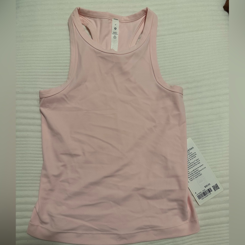 Lululemon Align Racerback Tank NWT, size 4, color strawberry milkshake